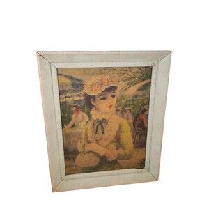 Original Cherry Jeffe Huldah "Tavern On The Green" Print Signed 17×14" Chic Art